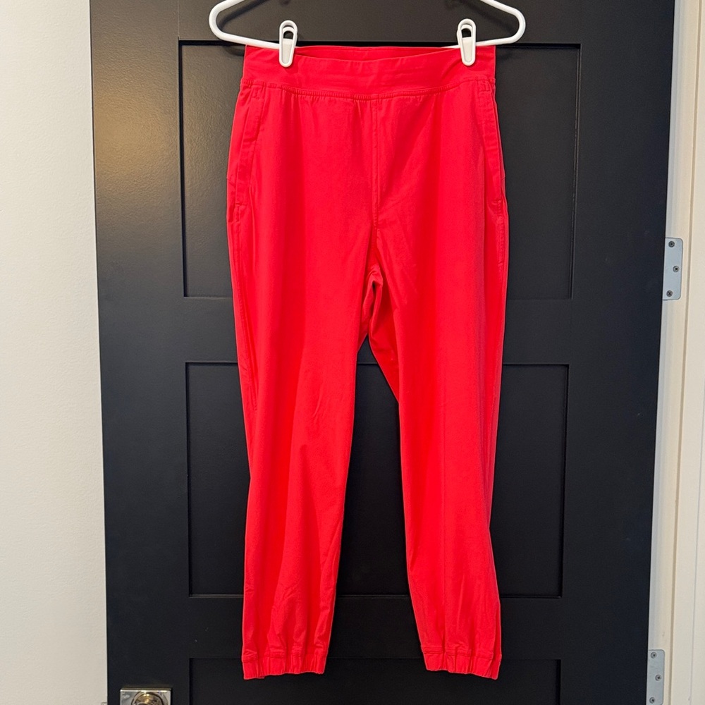 Lululemon Adapted State Oxford Red Joggers 25” Inseam